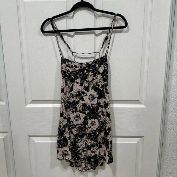 Free People Intimately Dress Size Xsmall Xs Floral Mini Open Back Multi Color - Picture 2 of 8